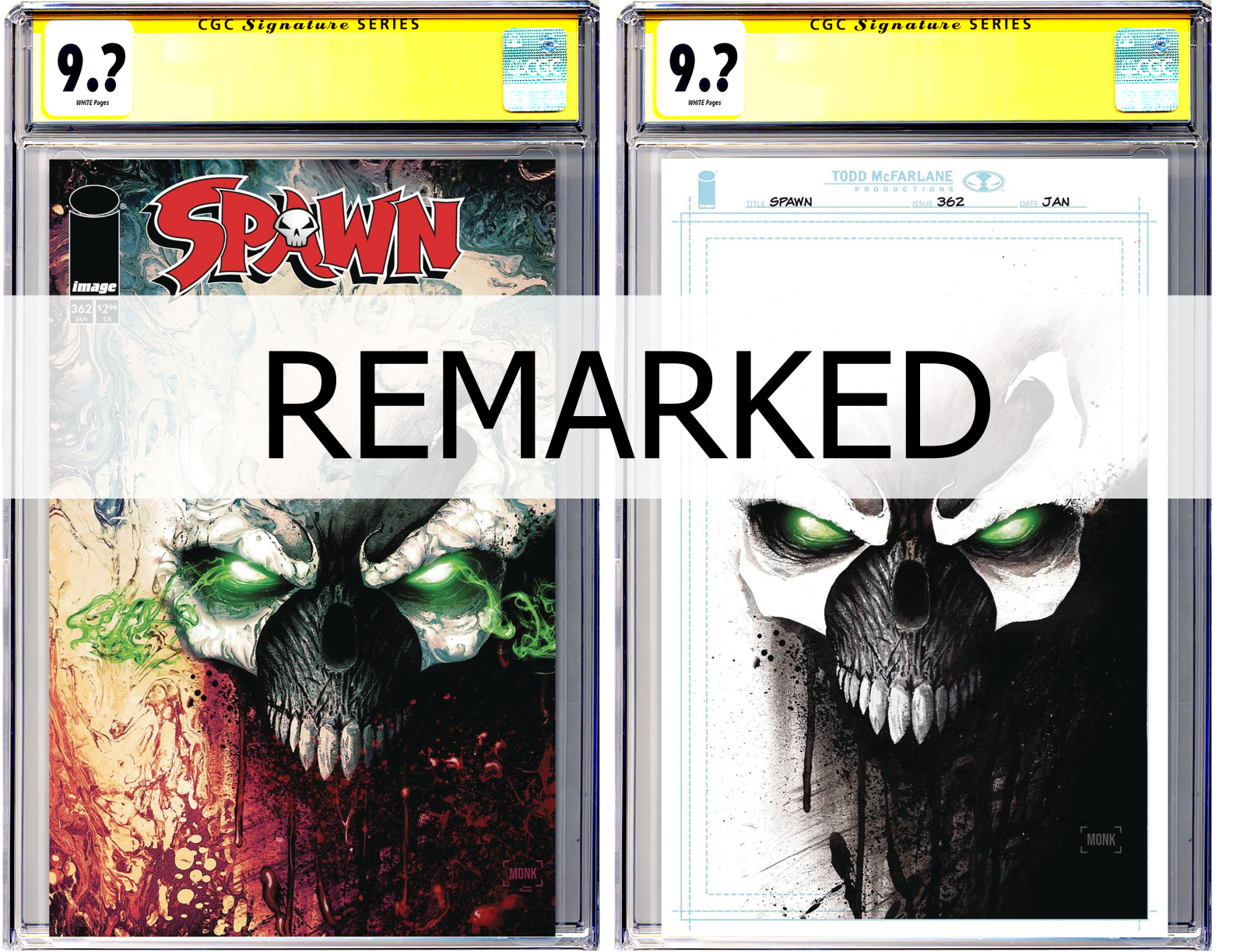 Spawn 362 Signed- CGC Remark