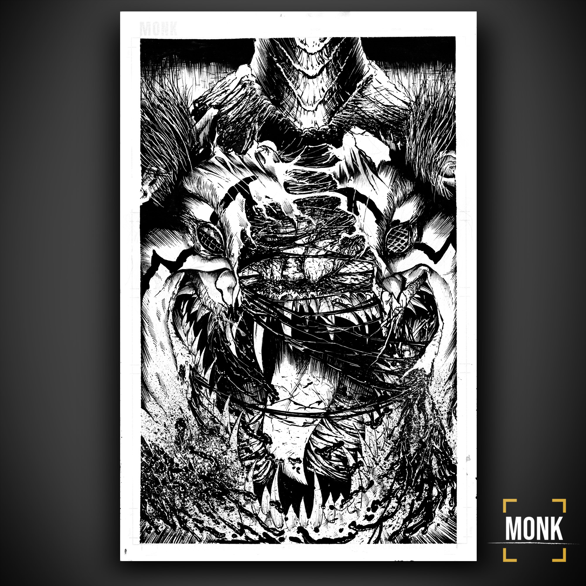 Violator Transformation MONK ILLUSTRATION